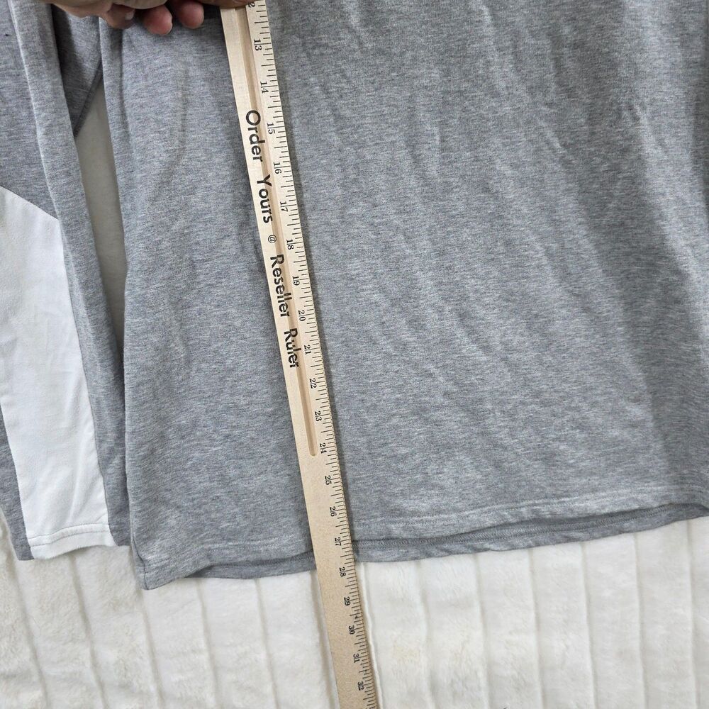 State & Liberty Pullover Men's Gray and White Sweater Performance Size M *flaws* - Picture 9 of 12